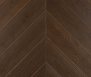 Инженерная доска Living Tree Французская елка Дуб шоколадный натур 13,5/4х110х515 мм, упаковка 0,68м2